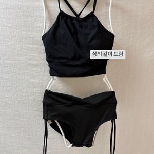 핫한 폴웨어 디엘 스트링 로우 숏츠 검정 s