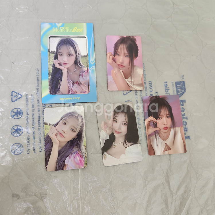프로미스나인송하영포카5개일괄양도급처판매--0