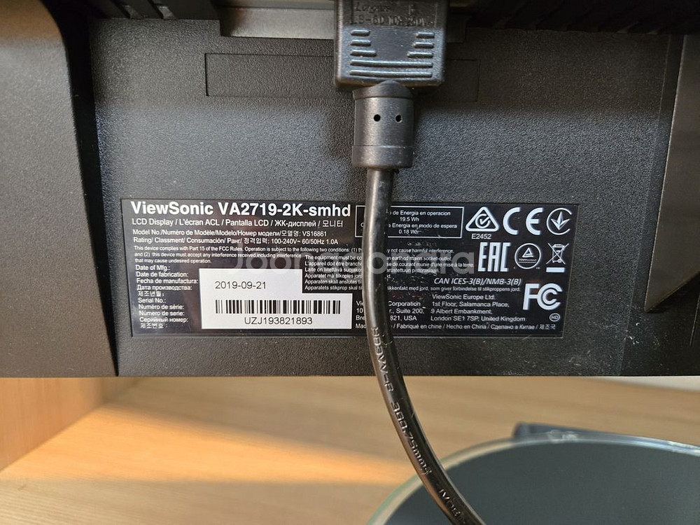 뷰소닉 27인치 모니터 VA2719-2K-smhd--2