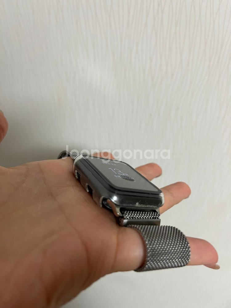 애플워치시리즈3 42MM +신지모루케이스+충전기--2