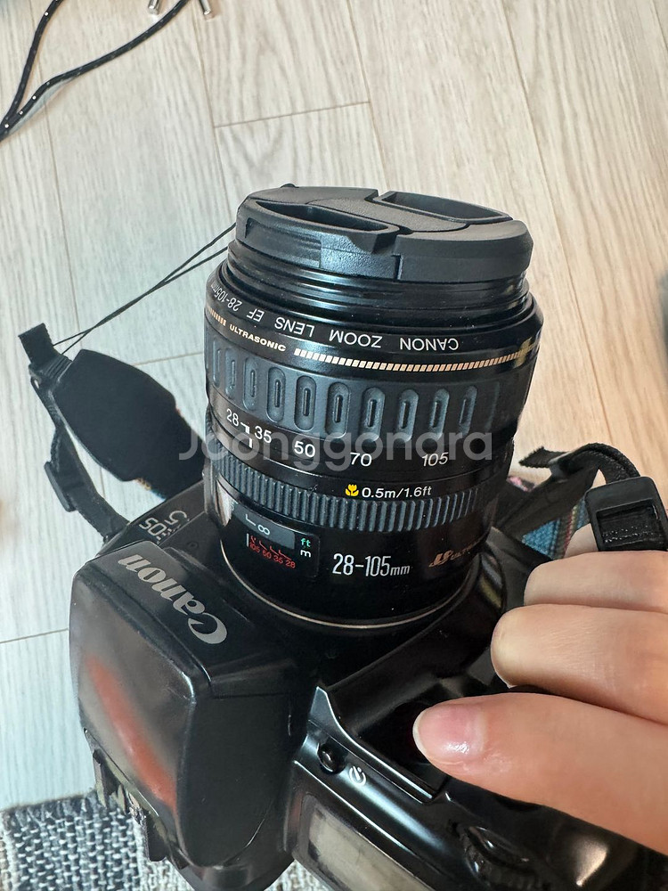캐논 EOS-5 필름카메라+렌즈 28-105mm--3
