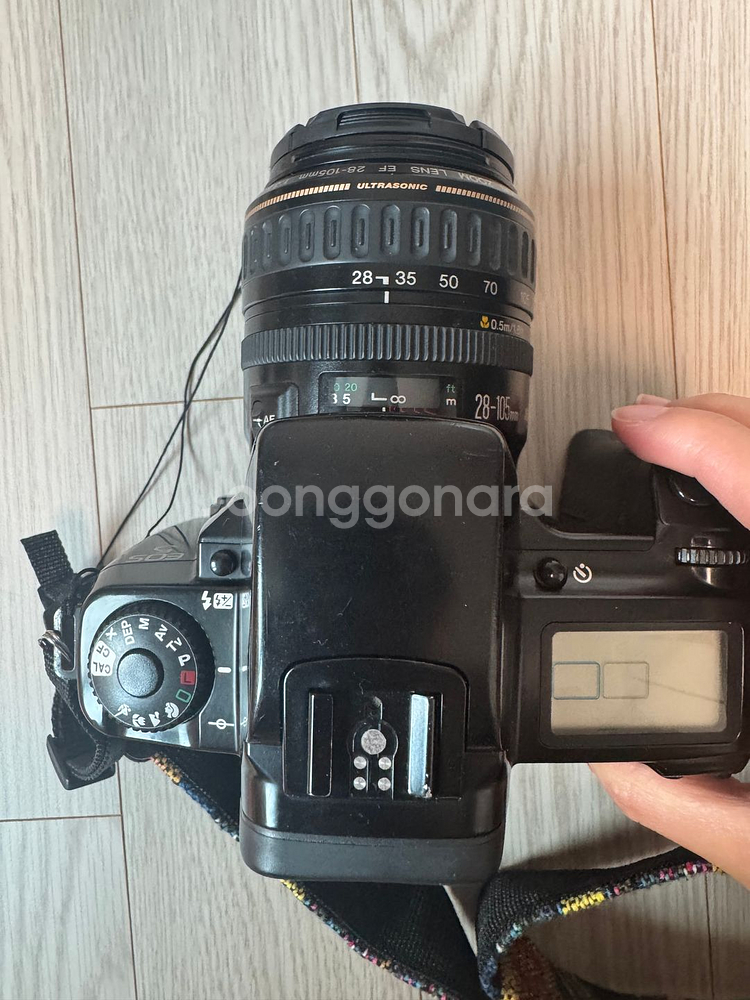캐논 EOS-5 필름카메라+렌즈 28-105mm--1