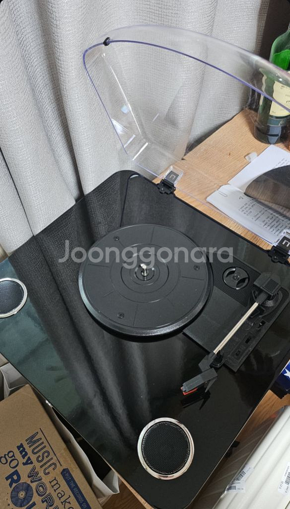 브리츠 올인원 턴테이블 오디오 블루투스 스피커--1