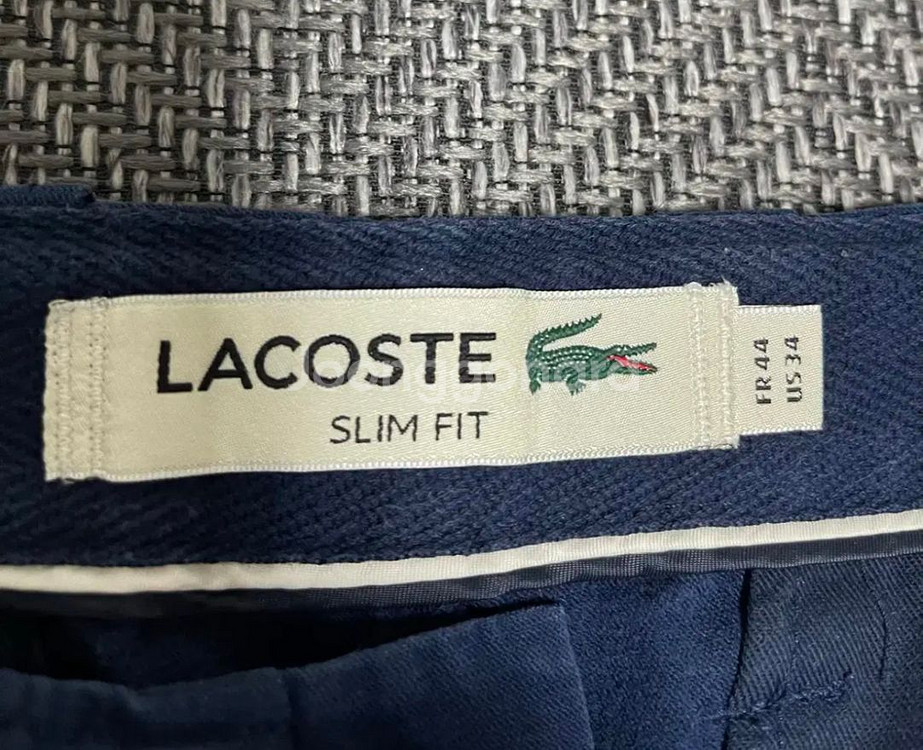 34] 라코스테(LACOSTE) 카고 면바지--3
