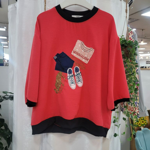 새상품)멀티보들티셔츠