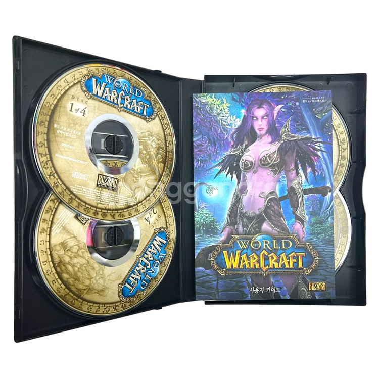 DVD 월드오브워크래프트 오픈베타 초회판 CD--1
