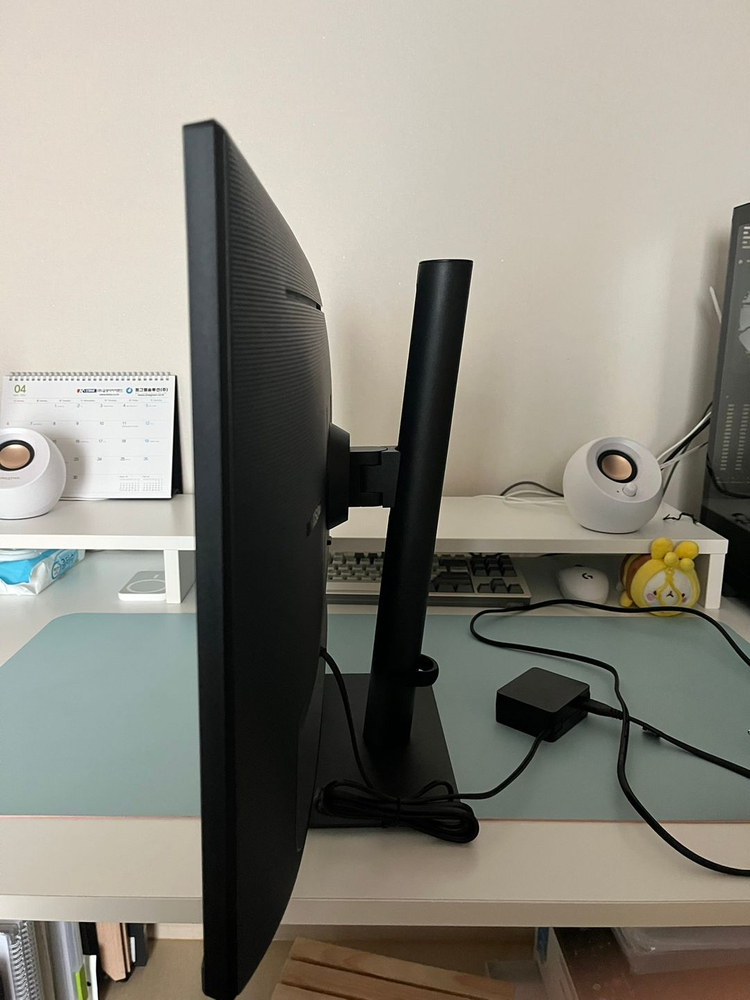 삼성전자 27인치 qhd 피벗 모니터 s27b610 이미지