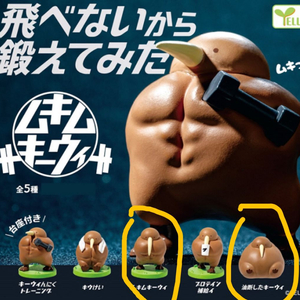 근육 키위새 가챠 피규어