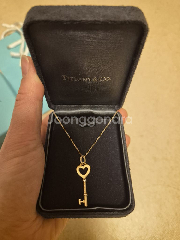 티파니 하트 키 펜던트(목걸이 18k)--0