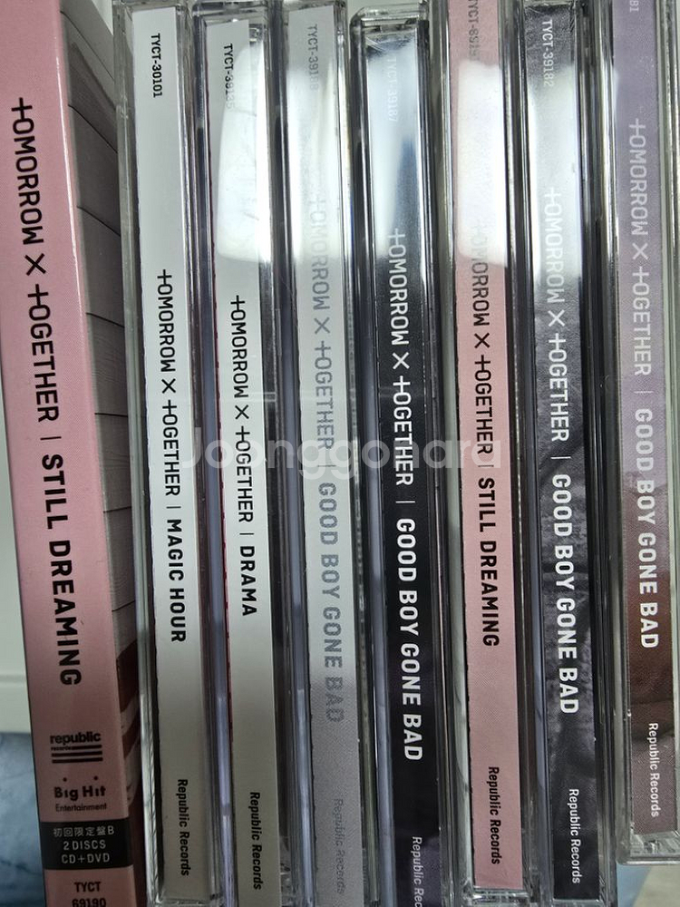 투바투 투모로우바이투게더 일본 앨범 DVD 양도--0