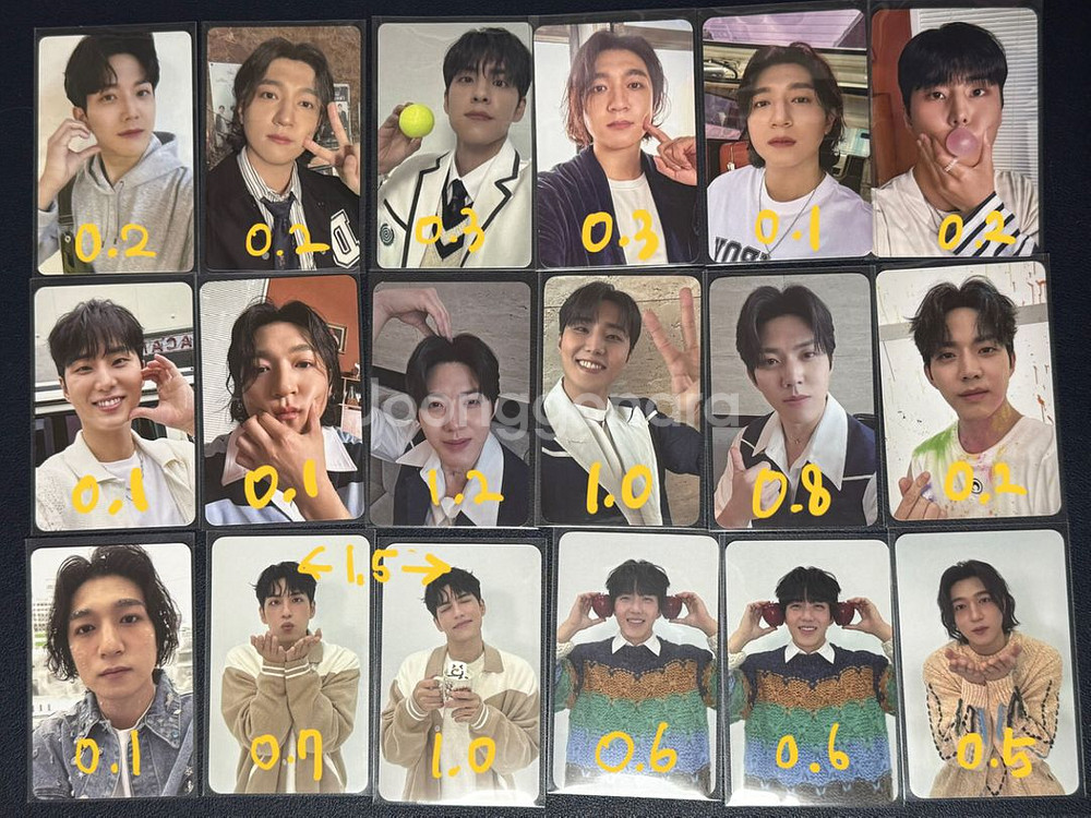 데이식스 포카 포토카드 양도 박성진 영케이 강영현 김원--0