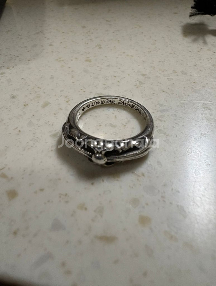 정품 크롬하츠 베이비 플로랄 링 17호(us 8.5)--1