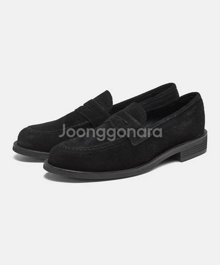 [새상품] 커스텀에이드 스웨이드 로퍼 남성 구두 260--0