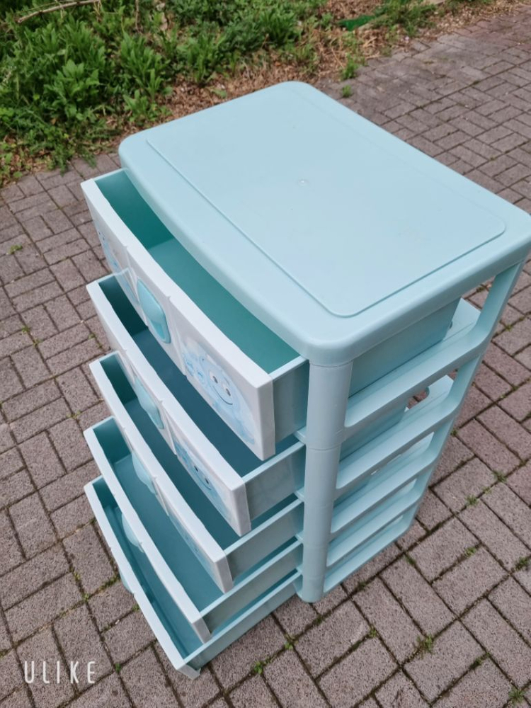 플라스틱 5단 서랍장 이미지