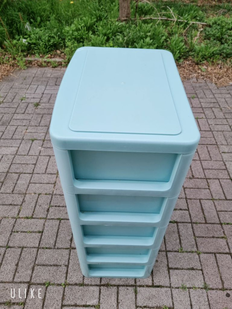플라스틱 5단 서랍장 이미지