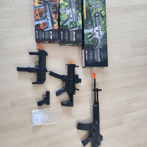 장난감총 k2, m7 pdw, mpx-k 레드도트