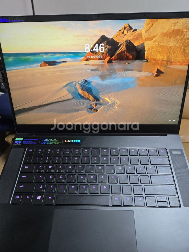 레이저블레이드 15 i7-11800h+RTX3070--0