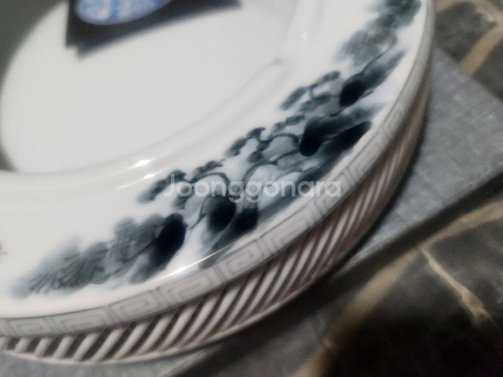 명품 도자기 재털이 엔틱 골동품--2