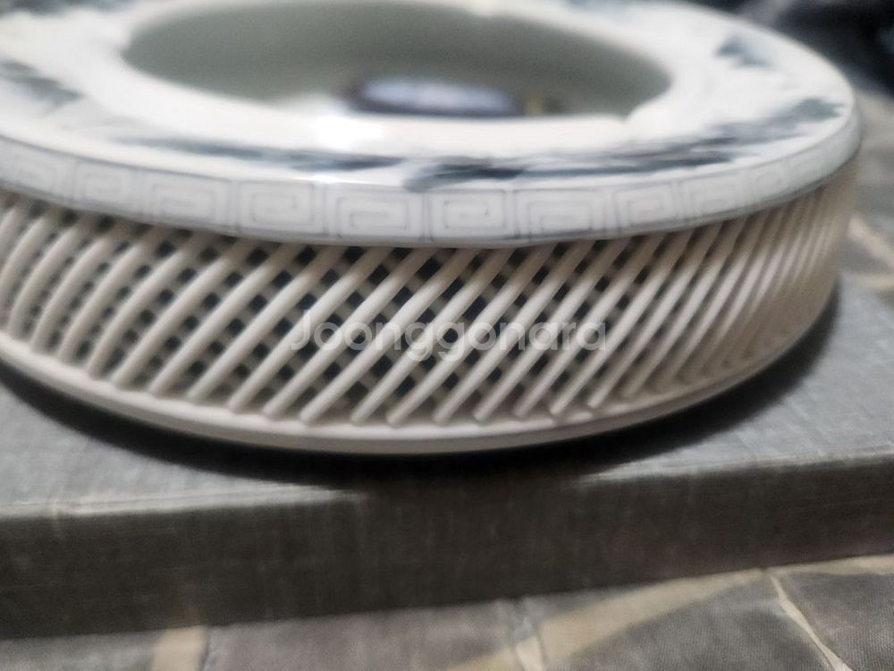 명품 도자기 재털이 엔틱 골동품--5