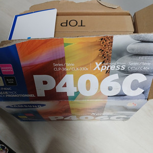 삼성 레이저 프린터 토너 P406C(4개 정품)