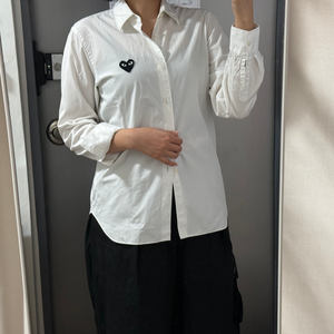 플레이 꼼데가르송 블랙와펜 셔츠 S