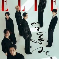 엘르 2025년 4월호 표지뒷면윗부분 살짝 물자국 있음