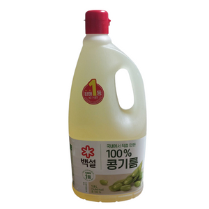 새상품) CJ 백설 콩기름(식용유) 1.8L