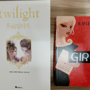트와일라잇 오쿠다 히데오 GIRL 걸 소설책 세트