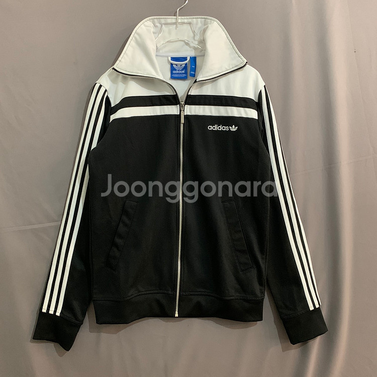 100 L 아디다스 83 유로파 흰검 트랙탑 져지 자켓--0