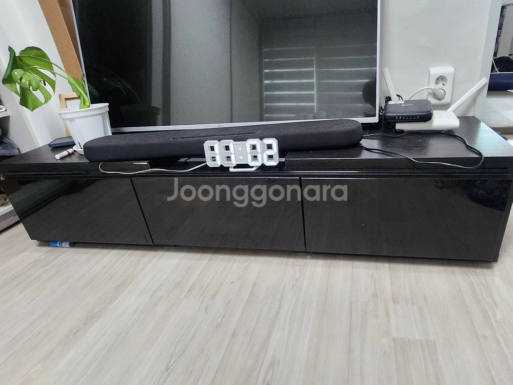 한샘 밀리언 거실장 티비장 확장형--3