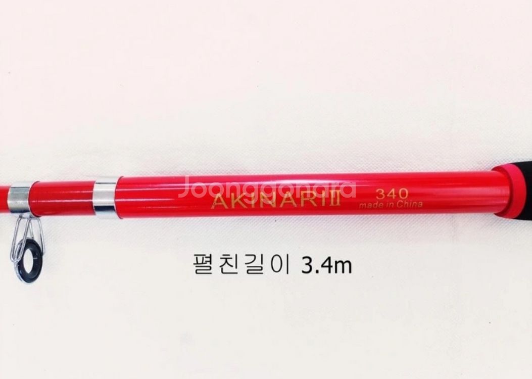 원투낚시대3.4m4대+4000번릴4대+릴줄+받침대+가방--2