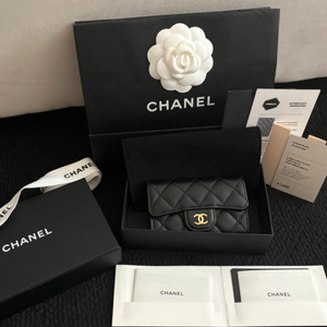 샤넬 클래식 플랩 카드지갑 (풀구성,새상품)
