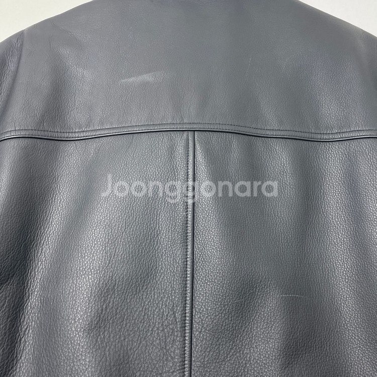 [택포] 리바이스 카우하이드 소가죽 레더자켓 블랙 L--5