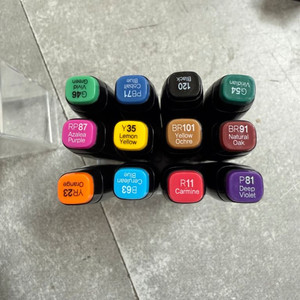 신한 뉴 터치 트윈 마카세트 12색 M + 3색 10개