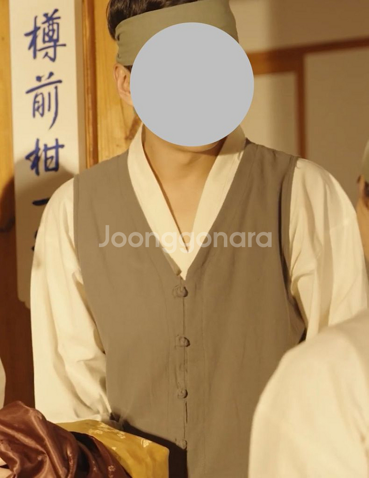 사극조끼/평민조끼/사극의상/그레이/2XL 조끼팝니다!--2