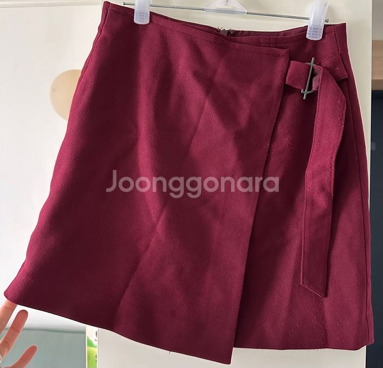 로엠 랩스커트 A라인 치마--0