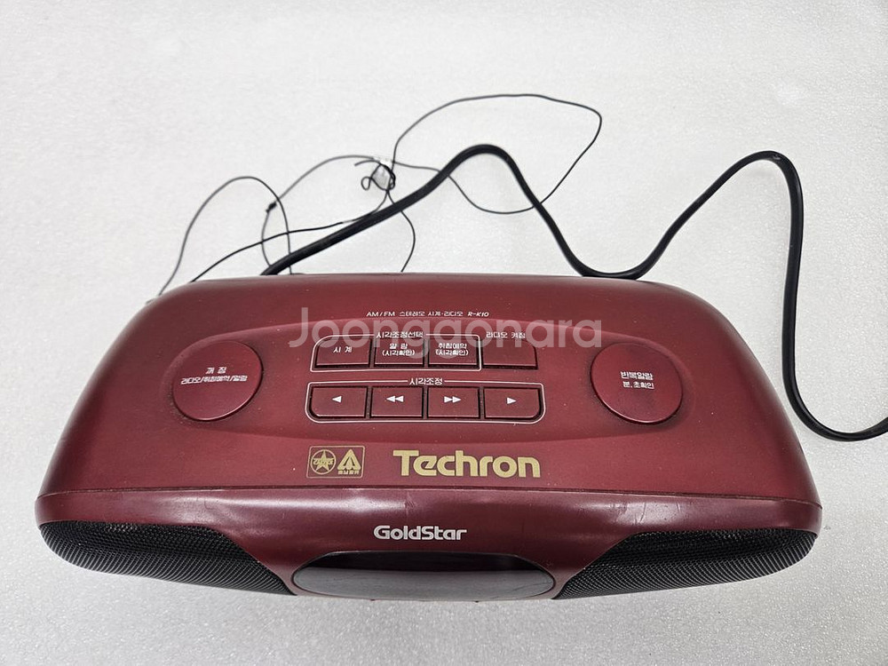 빈티지 금성 GOLDSTAR 시계 라디오 R-K10--2