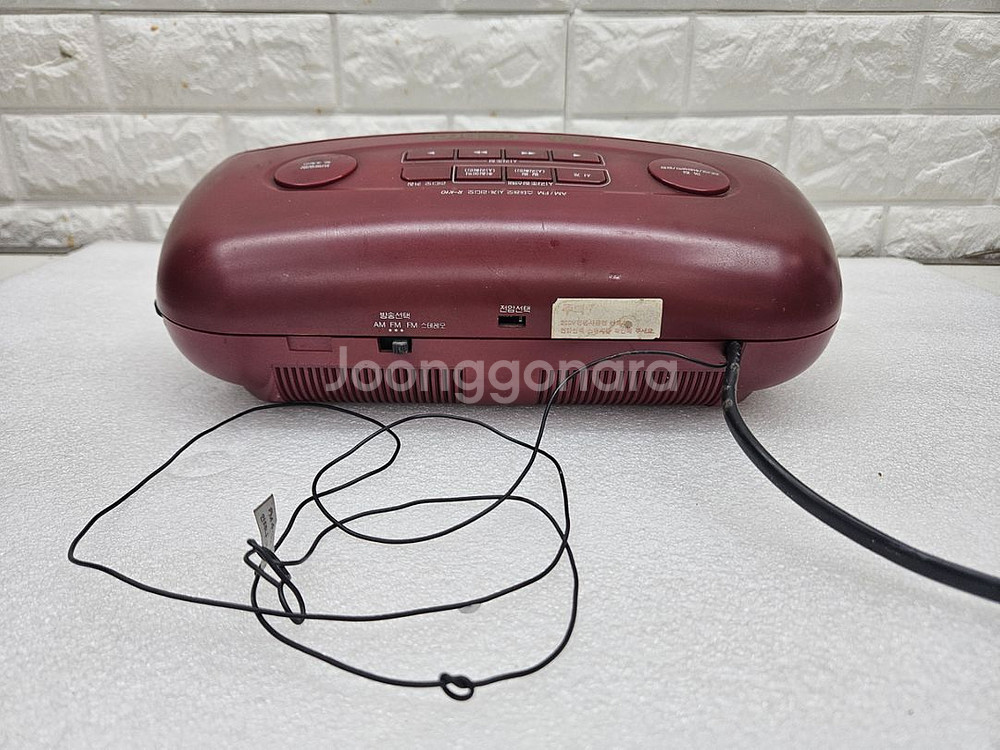 빈티지 금성 GOLDSTAR 시계 라디오 R-K10--6