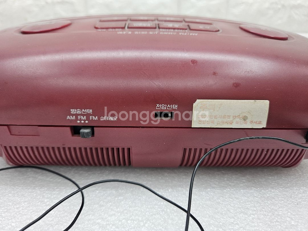 빈티지 금성 GOLDSTAR 시계 라디오 R-K10--5