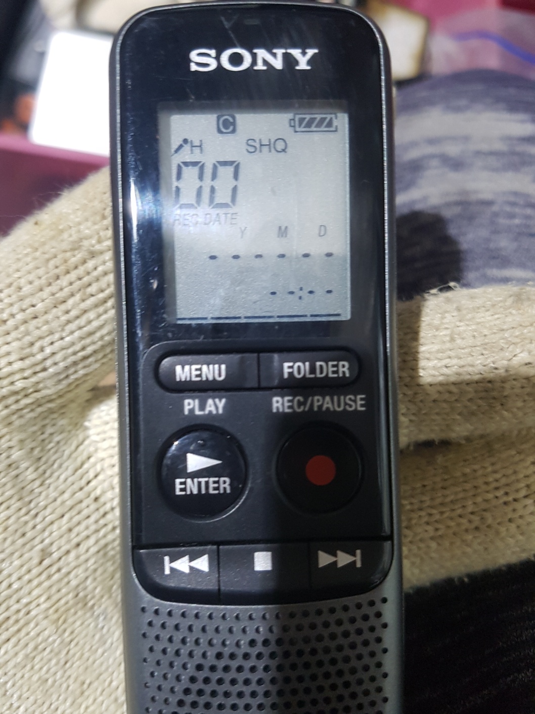 소니 SONY 녹음기 ICD-PX240 소형 녹취기 보
