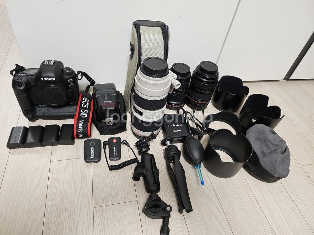캐논 5D MARK 4 및 캐논 렌즈 풀셋--0