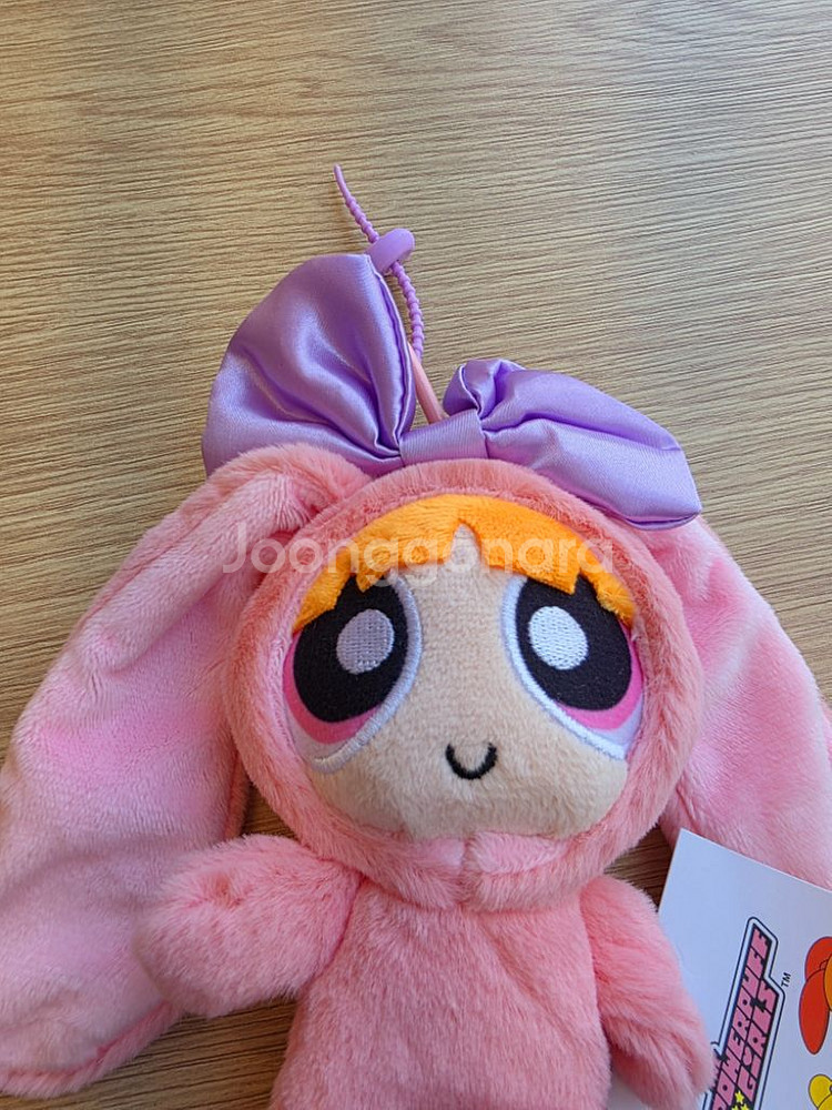 파워퍼프걸 토끼 인형 키링 새상품--4