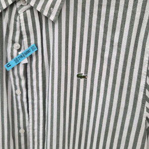 라코스테 스트라이프셔츠 그린 M