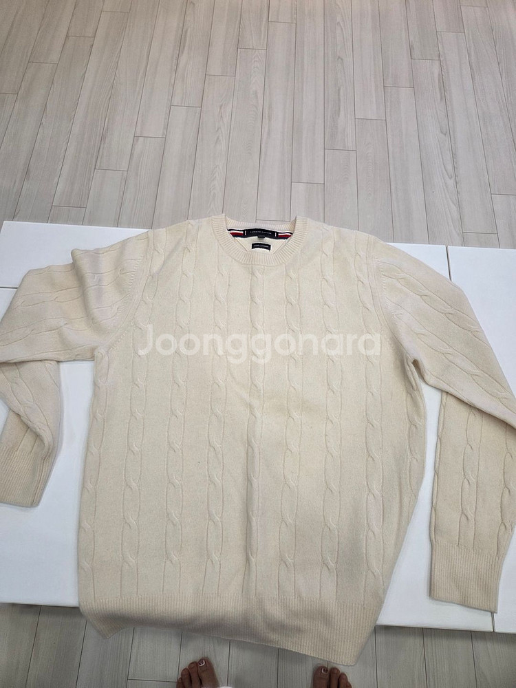 타미힐피거 캐시미어 니트 L--1