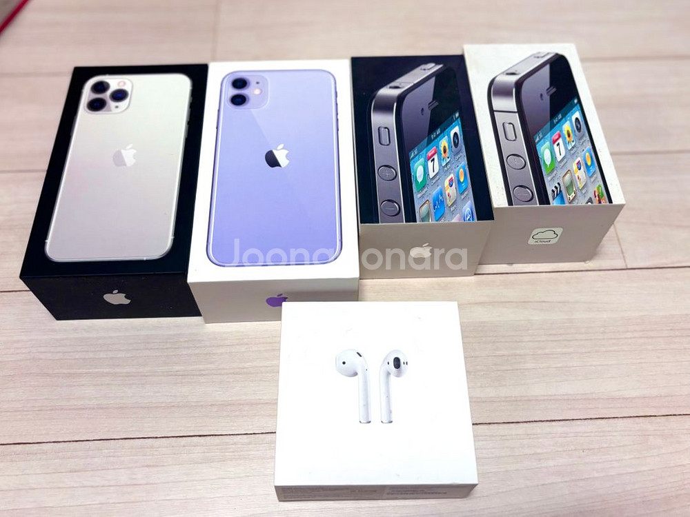 아이폰4,4s,6s,11,11pro,에어팟 공박스 정품--1