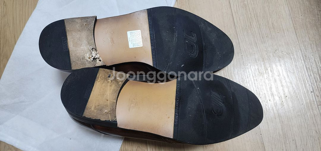탠디 브라운 소가죽 남성구두 280--4