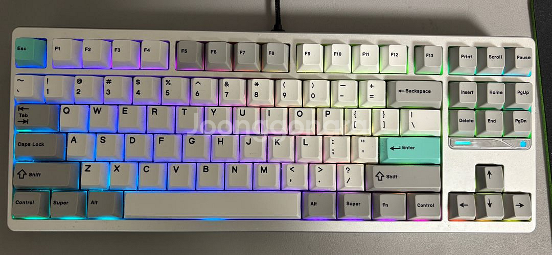 Evo80 님부스 Azure + Fr4 기계식키보드--2