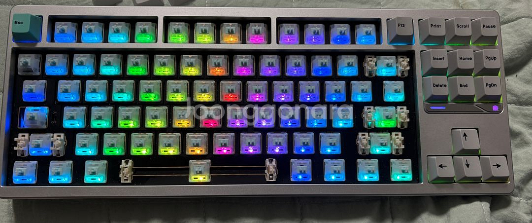 Evo80 님부스 Azure + Fr4 기계식키보드--3