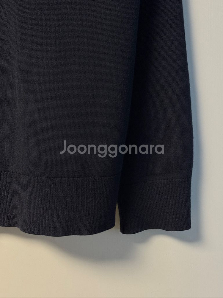 (XL) 남성 워셔블 코튼 니트 네이비 한번 착용--2