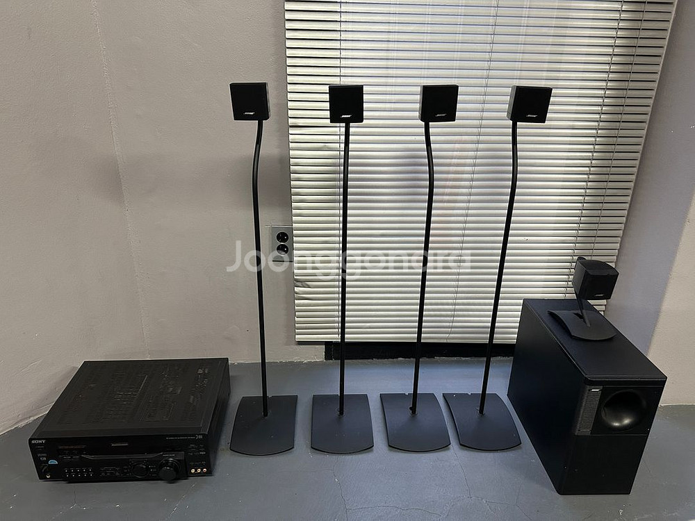 보스 홈시어터 스피커 시스템 + Sony AV 리시버--1